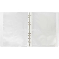 Папка-портфолио универсальное А4 "Фактура шрифт" на кольцах 40 файлов пвх, пластик 39281 от магазина "Карандаш"