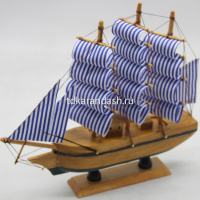Корабль 24х21см дерево, 2 вида 313 от магазина "Карандаш"