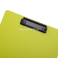 Планшет с зажимом А4 "Rio" полипропилен салатовый EF75202 от магазина "Карандаш"
