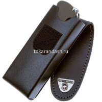 Чехол для ножей 115мм 2-4 уровня, натуральная кожа, черный 4.0523.3 от магазина "Карандаш"