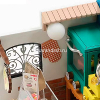 Конструктор "Румбокс. Кондитерская" 8,5х7,5х7,5см (пластик, дерево, свет) S2304 от магазина "Карандаш"