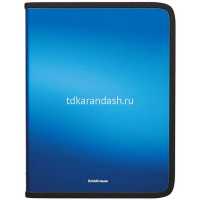 Папка на молнии A5+ "Matt Ice Metallic" пластик 0,6мм ассорти 50355 от магазина "Карандаш"