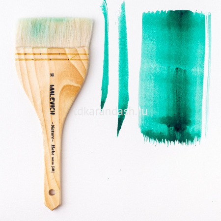 Кисть коза флейц №90 короткая ручка "Hake" 791490 от магазина "Карандаш"