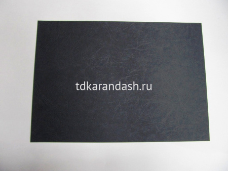 Бумага тонированная А4 220г/м2 тиснение под кожу, черная