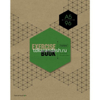 Тетрадь А5 96л клетка "Графика" на скобе крафт 5 дизайнов 96Т5В1/066348 от магазина "Карандаш"