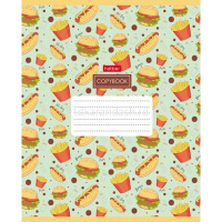 Тетрадь А5 18л клетка "Good food" на скобе 5 дизайнов 18Т5В1/068342 от магазина "Карандаш"