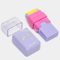 Ластик 60x26x16мм с липким роликом д/удаления остатков ластика, пластик VP154 от магазина "Карандаш"