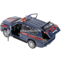 Машина "Lexus LX-570. Следственный комитет" синяя, инерционная, металл 12см (открывающиеся двери) от магазина "Карандаш"
