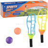 Игра "Поймай мяч" 50х13см пластик (2 ракетки 38х11см, 2 мяча) 292D