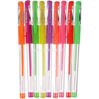 Ручка гелевая 0,6-0,9мм "LIPARI" чернила ассорти, резиновый грип, корпус пластик M-5510-50/1 от магазина "Карандаш"