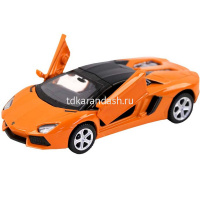 Картинка Машина "Lamborghini Aventador" оранжевая, инерционная, металл 17,5см (свет, звук, откр.двери) JB1200 от магазина "Карандаш" Машина "Lamborghini Aventador" оранжевая, инерционная, металл 17,5см (свет, звук, откр.двери) JB1200 от магазина "Карандаш"