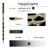 Карандаш чернографитный "Happy Graphix. Танчики" НВ 21-0030/26 от магазина "Карандаш"