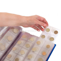 Альбом для монет 22,4*22,4см кожзам синий 2855-201 от магазина "Карандаш"