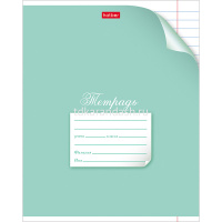 Тетрадь А5 12л линия "С уголком" на скобе 12Т5В2/053399 от магазина "Карандаш"