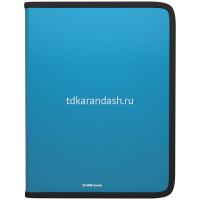 Папка на молнии А4+ "Glance Vivid" пластик, 4 цвета 43396/50351 от магазина "Карандаш"