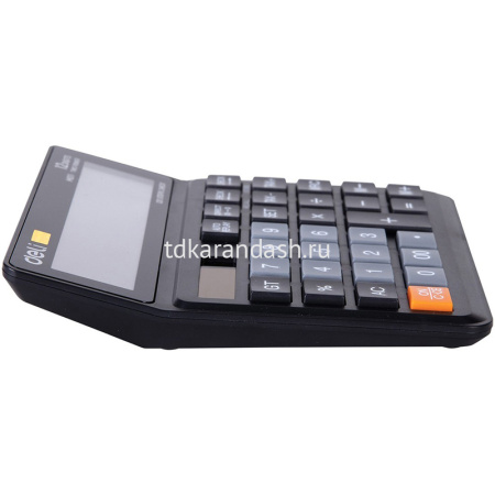 Калькулятор 12 разрядов 139х131х30мм черный EM01120 от магазина "Карандаш"