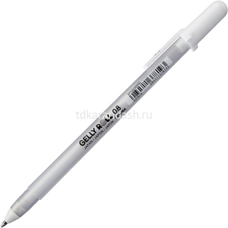 Ручка гелевая "Gelly Roll" 0,8мм белая XPGB#50