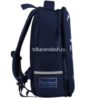 Рюкзак "Ежики. Романтика" 30х38х20см, 1000гр, 2 отделение, 2 кармана, синий 12-001-126/02 от магазина "Карандаш"