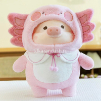 Поросенок в костюме 45см розовый FM6195 от магазина "Карандаш"