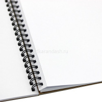 Скетчбук 19х19см 30л 180г/м2 "Draft and Craft. Дизайн 11" евроспираль, крафт-обложка ТСК304881 от магазина "Карандаш"