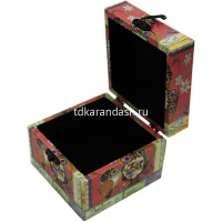 Шкатулка 12х12х9см, ассорти DH3017 от магазина "Карандаш"