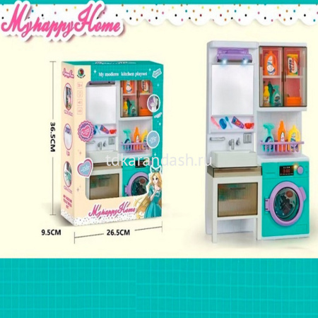 Игровой набор "Ванная комната" 34х20х7см с бытовой химией (свет,звук) пластик LT335104 от магазина "Карандаш"