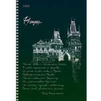 Тетрадь А4 96л клетка "Блеск столиц" на спирали тиснение фольгой 4 дизайна 96Т4фВ1гр/066230 от магазина "Карандаш"