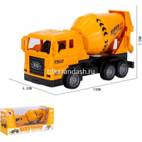 Бетоновоз инерционный, пластик 13х5х7,5см LT243050 от магазина "Карандаш"