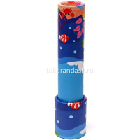 Калейдоскоп "Подводный мир" 19х4,5см корпус картон, 4 вида XJ2478 от магазина "Карандаш"