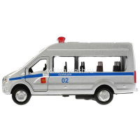 Машина "ГАЗель Next. Полиция" белая, инерционная, металл 12см (открывающиеся двери) от магазина "Карандаш"