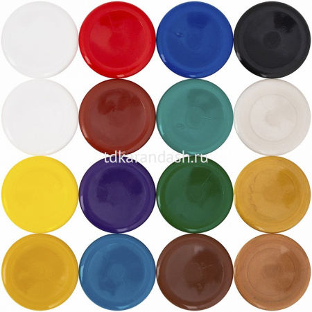 Гуашь 16 цветов 20мл "Сонет" картон 36411572 от магазина "Карандаш"