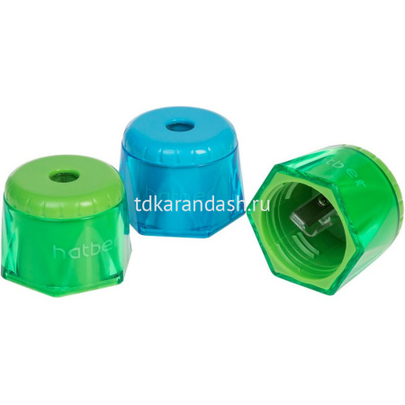 Точилка 1 отв. "Rotocap" с контейнером, пластик, 2 цвета BS_079566 от магазина "Карандаш"