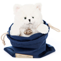 Толстый кот 16см белый AT365247 от магазина "Карандаш"