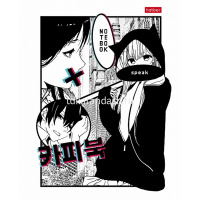 Тетрадь А5 48л клетка "Аниме_комикс" на скобе 5 дизайнов 082370 от магазина "Карандаш"