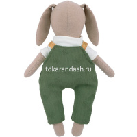 Набор для шитья "Заяц Реми" (ткань, пуговицы, нитки, иглы, выкройка) FL-0405 от магазина "Карандаш"