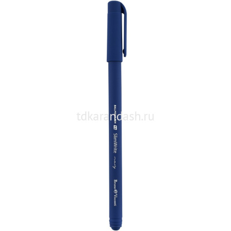 Ручка шариковая "SlimWrite Navy" 0,5мм синяя, 4 цвета корпуса 20-0470 от магазина "Карандаш"