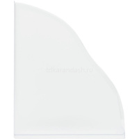 Лоток д/бумаг вертикальный "Дельта" ширина 8,5см, прозрачный ЛТВ-30449 от магазина "Карандаш"