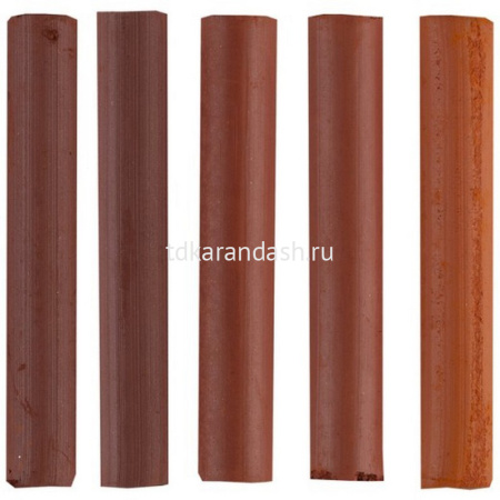 Сангина светлая/темная 5 цветов картонная упаковка 2721422311 от магазина "Карандаш"