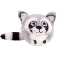 Набор для валяния "Игрушка. Енот Еня" (шерсть, игла, основа, выкройка, трафарет) WT-0126 от магазина "Карандаш"