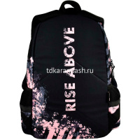 Рюкзак "Дерзкий розовый" 31х44х16см, 600гр, 1 отделение, 5 карманов, черный 68254 от магазина "Карандаш"