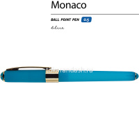 Ручка шариковая "Monaco" 0,5мм синяя, бирюзовый корпус 20-0125/23 от магазина "Карандаш"