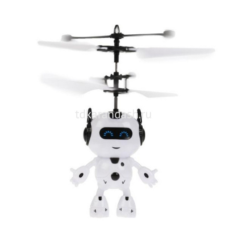 Робот-вертолет 25х22,5х10,5см (USB, свет) пластик 1707F061-R от магазина "Карандаш"