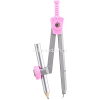 Набор чертежный 7 предметов (циркуль, линейка, транспортир, угольники, карандаш, ластик) Е9614 от магазина "Карандаш"