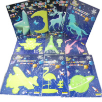 Наклейки интерьерные 20х20см 11 видов, светятся в темноте Y9245-19 от магазина "Карандаш"