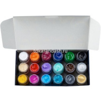 Краски акриловые 18 цветов 20мл глянцевые 29412149 от магазина "Карандаш"