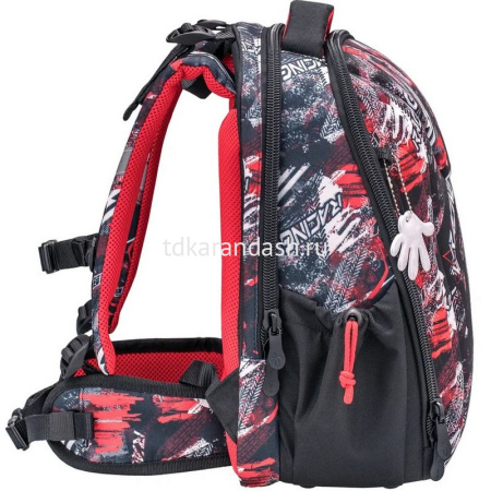 Ранец "Racing" 38х35х19см, 800гр, 2 отделения, 2 кармана, с брелком 338-82/20-05 от магазина "Карандаш"
