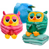 Совенок 27х30см с пледом 3 цвета XM24915 от магазина "Карандаш"