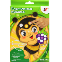 Набор д/творчества "Пластилиновая мозаика. Куклы, Пчёлка, Рыбка, Грибок, Динозаврики, Дед Мороз" от магазина "Карандаш"