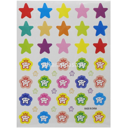 Наклейка школьная "Оценки" 17х12,5см 4 вида XJ4187 от магазина "Карандаш"