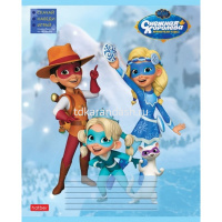 Тетрадь А5 12л линия "Снежная королева" на скобе 5 дизайнов 12Т5В2/065009 от магазина "Карандаш"